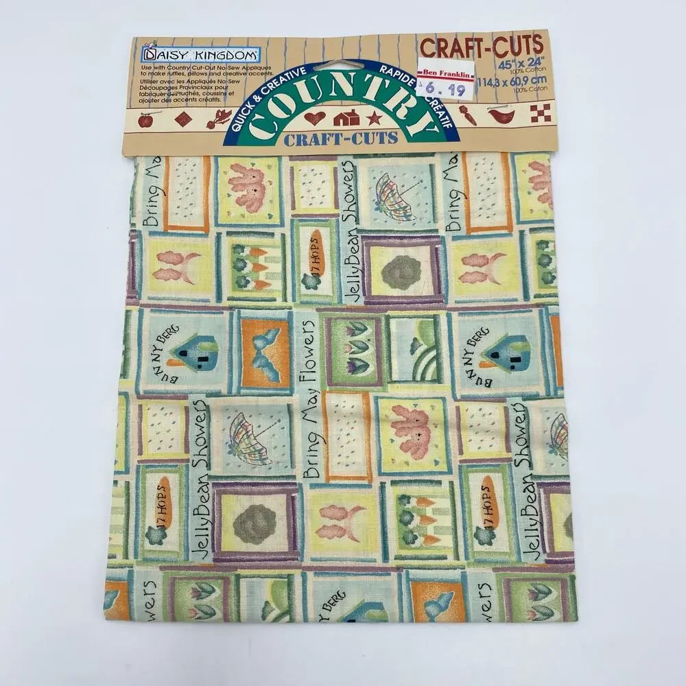 Daisy Kingdom Country Craft-Cuts Fabric, 45